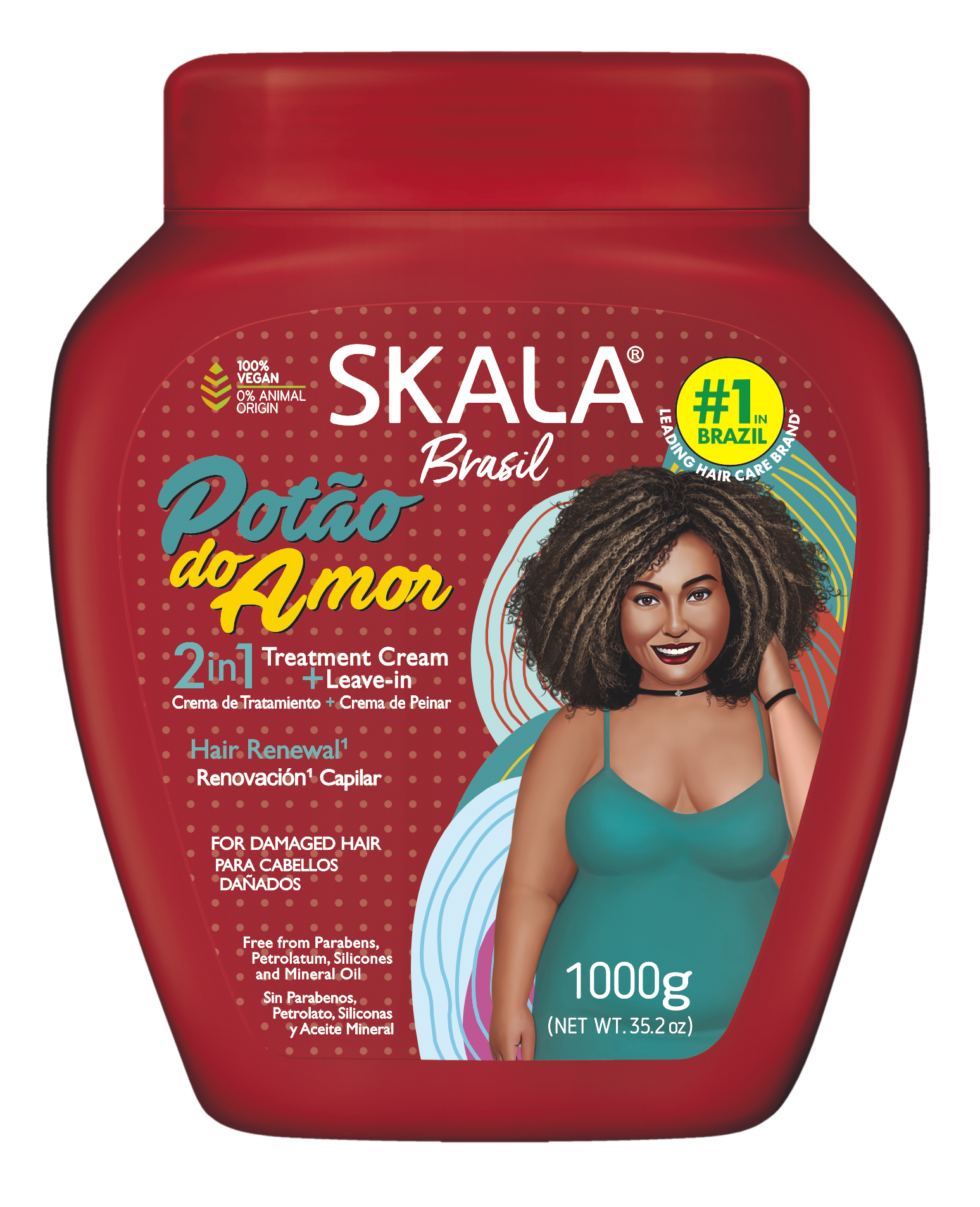 Skala Potao Do Amor Hair Treatment Cream - 1000 g thumbnail 1