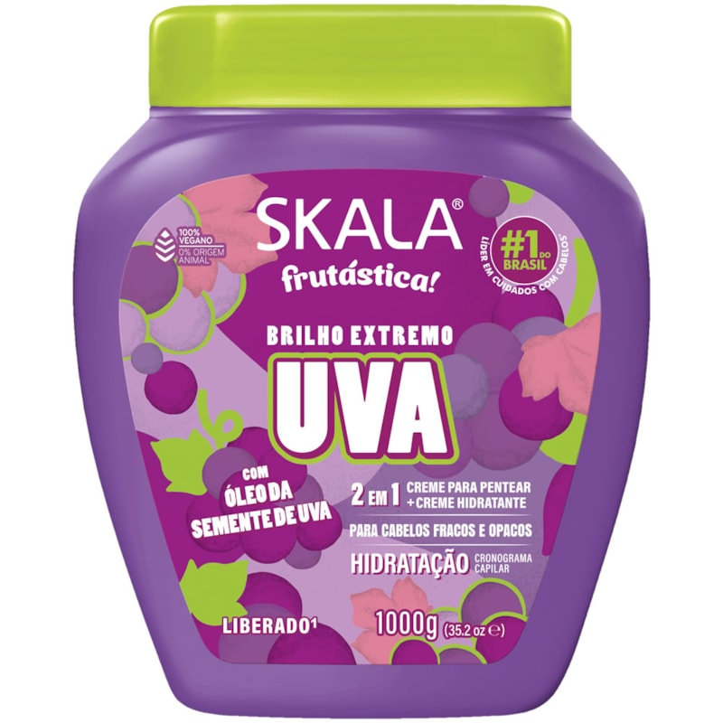 Skala Frutastica UVA Hair Treatment Conditioning Cream - 1000 g thumbnail 1