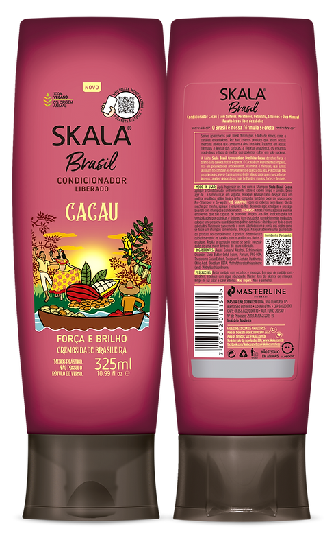 Skala Cacau Shampoo And Conditioner Set - (325 ml X 2 pcs) thumbnail 2