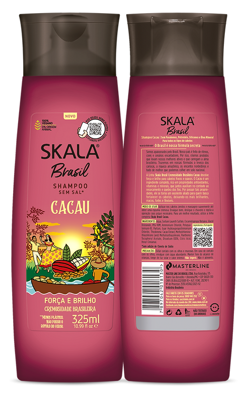 Skala Cacau Shampoo And Conditioner Set - (325 ml X 2 pcs) thumbnail 3