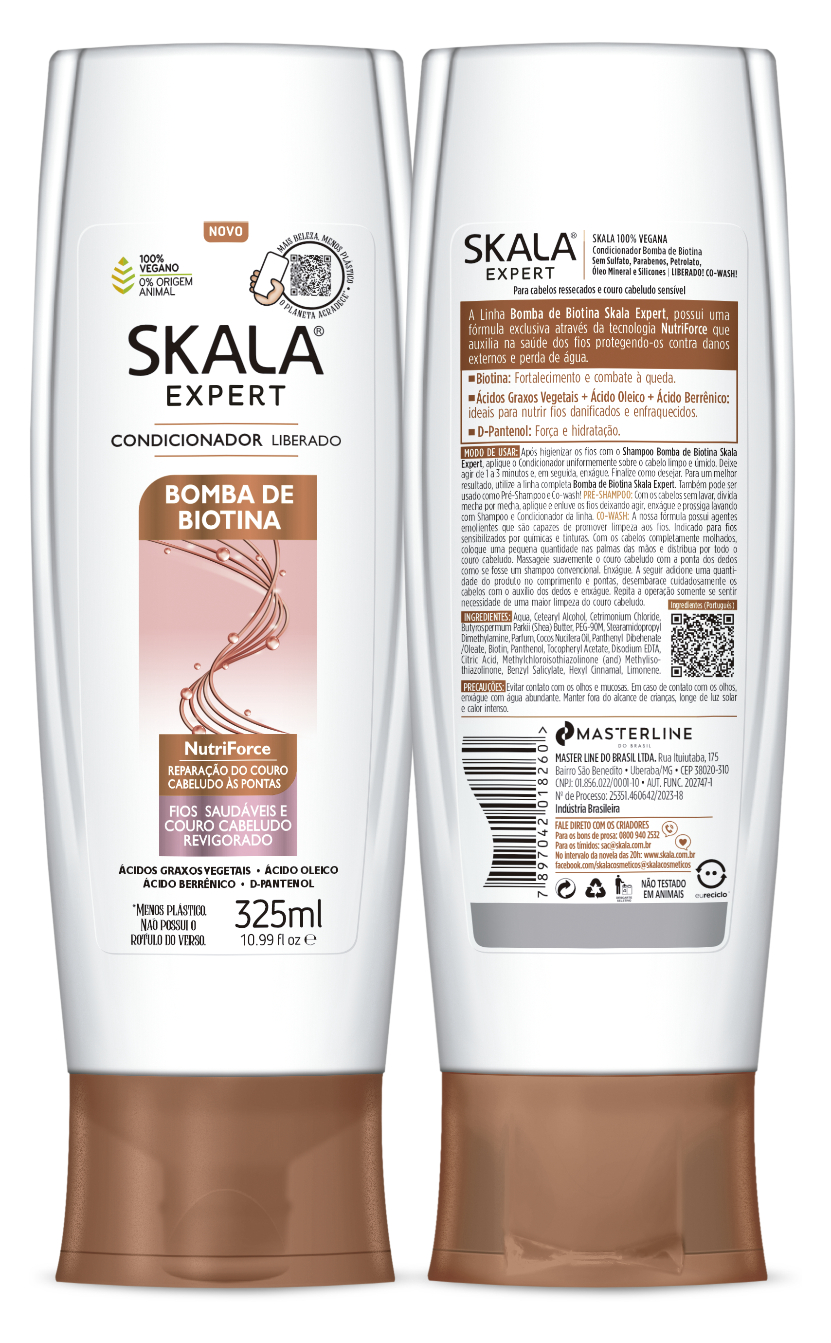 Skala Bomba De Biotina Shampoo And Conditioner Set - (325 ml X 2 pcs) thumbnail 4