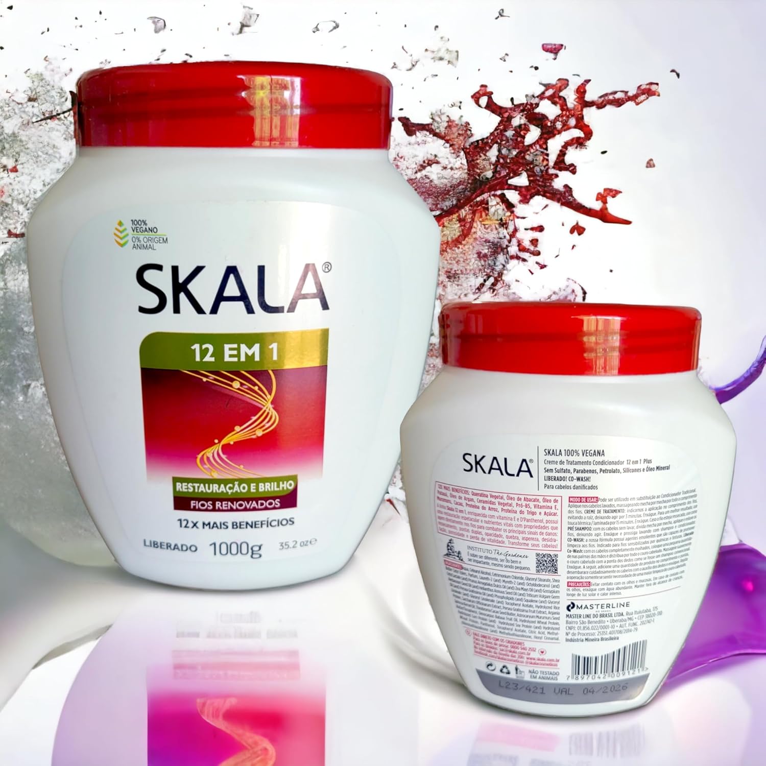 Skala 12 em 1 Hair Treatment Cream - 1000 g thumbnail 4