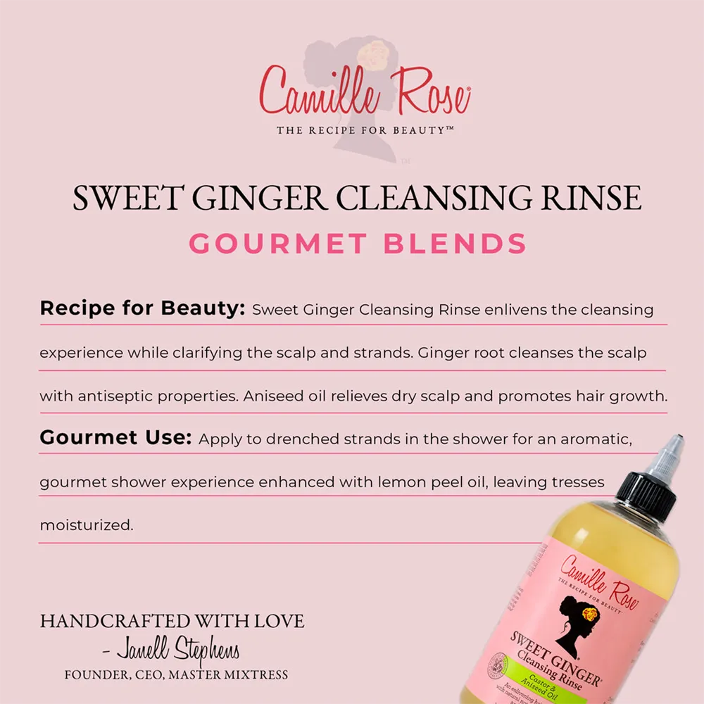 Camille Rose Sweet Ginger Cleansing Rinse - 355 ml thumbnail 4