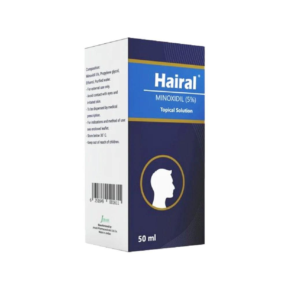Hairal 5% Minoxidil Topical Solution - 50 ml thumbnail 2