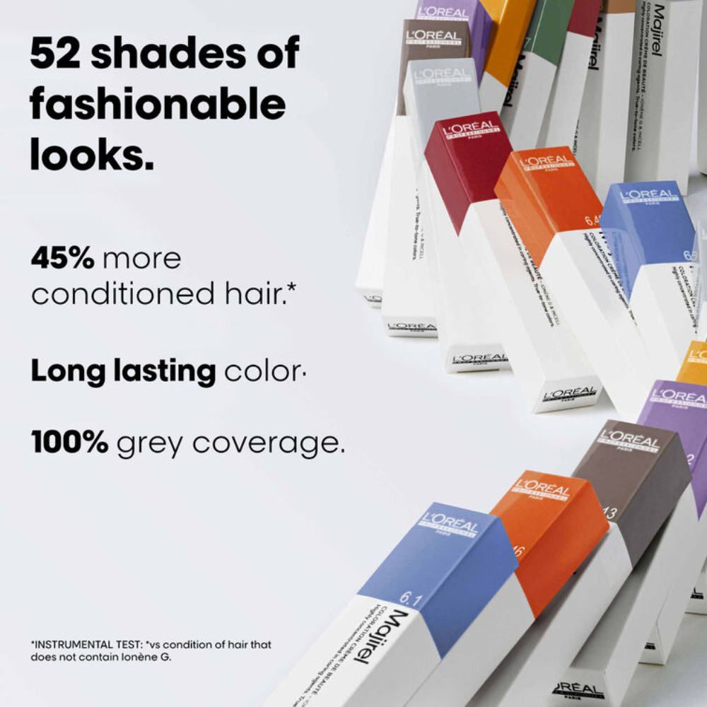 L’Oréal Professionnel Majirel Rich Permanent Hair Colour - 8 Light Blonde thumbnail 2
