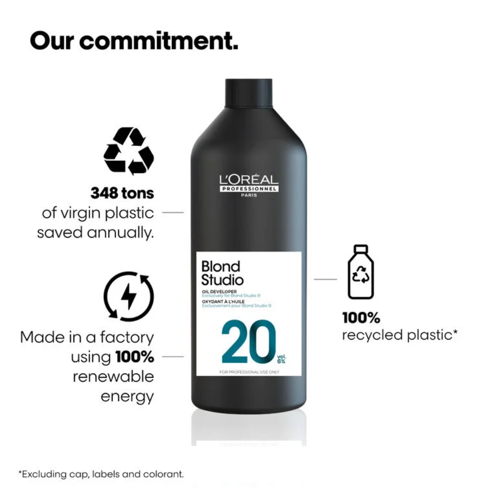 L’Oréal Professionnel Blond Studio 9 Oil-Developer 20 Vol - 1000 ml thumbnail 2