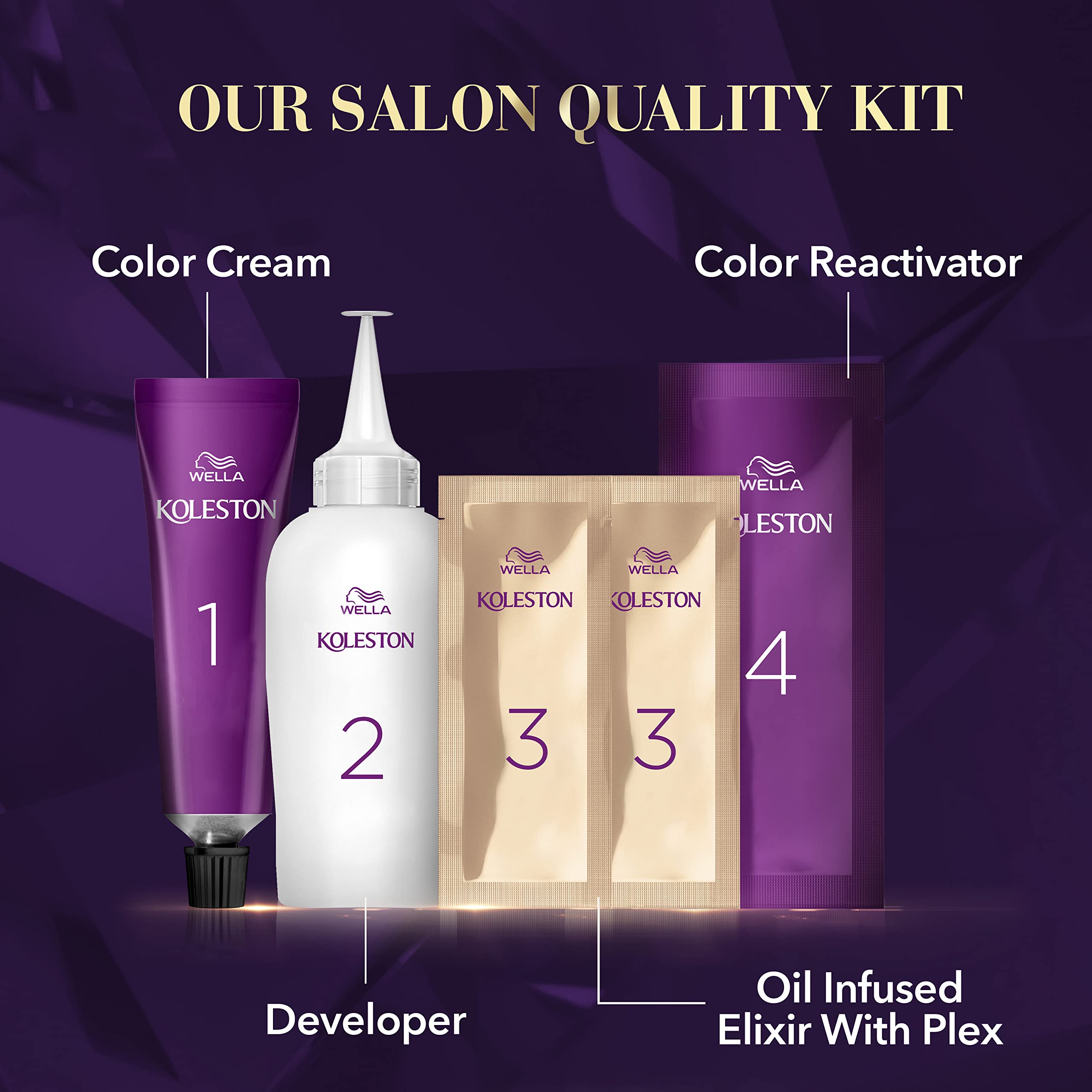 Wella Koleston Supreme Permanent Hair Color Cream - 8/1 Light Ash Blonde thumbnail 4