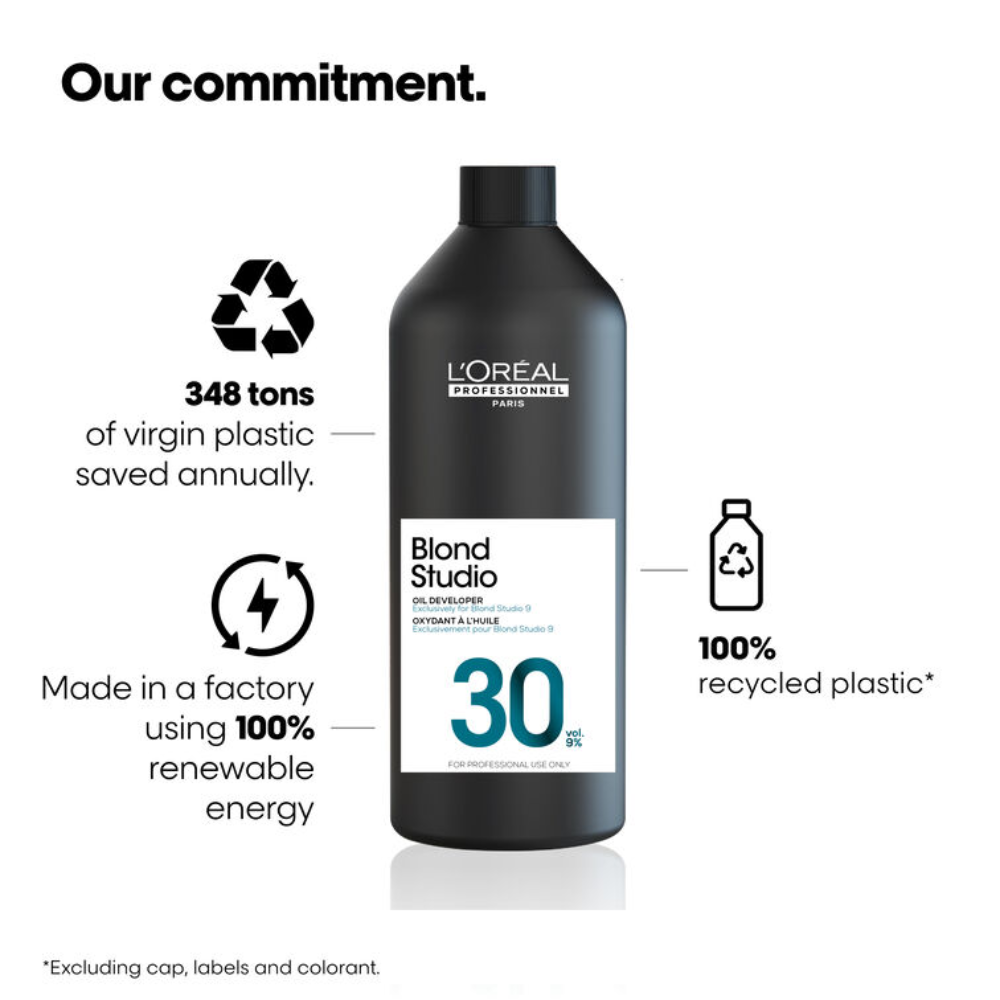 L’Oréal Professionnel Blond Studio 9 Oil-Developer 30 Vol - 1000 ml thumbnail 2