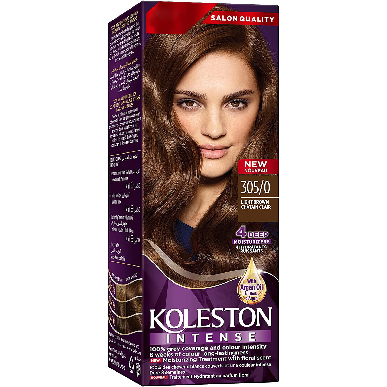 Wella Koleston Intense Hair Color - 305/0 Light Brown thumbnail 1