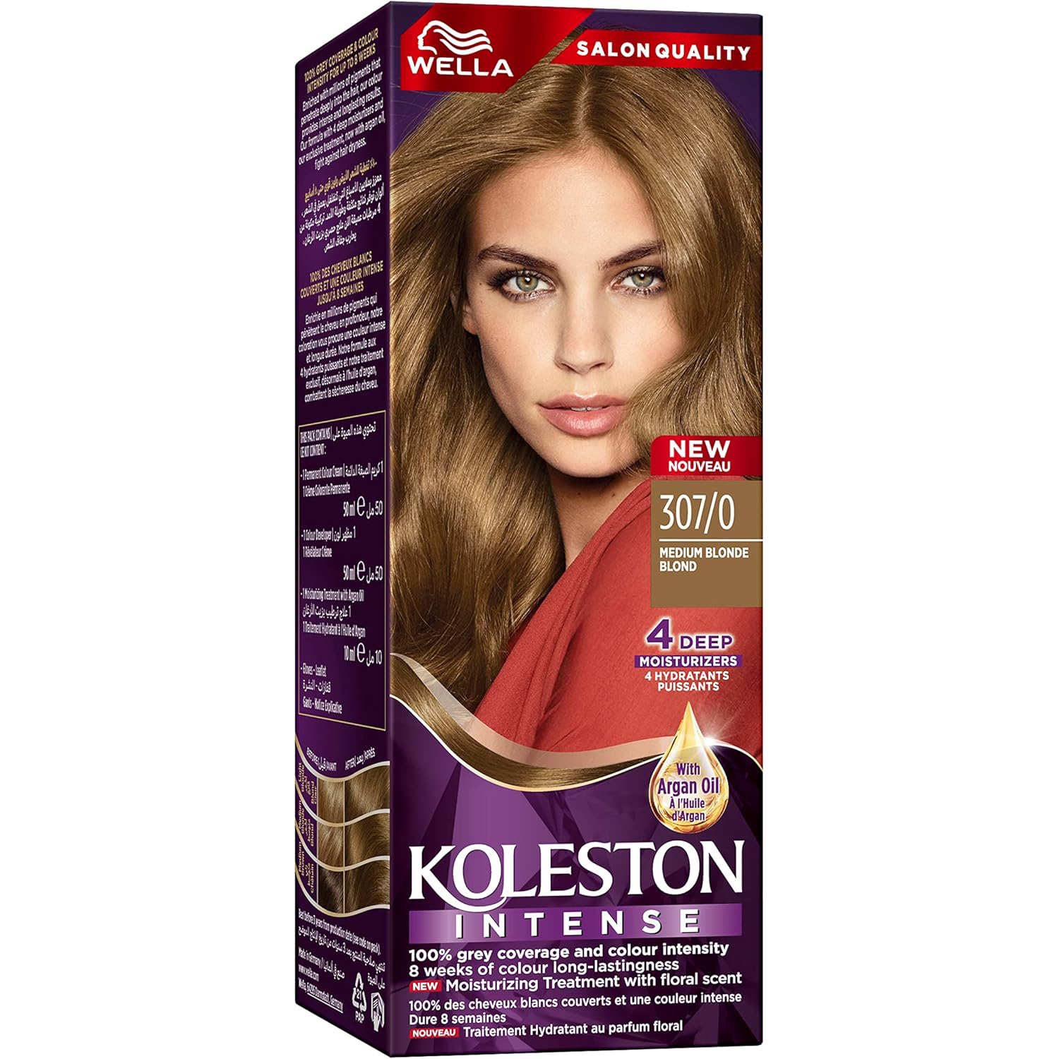Wella Koleston Intense Hair Color - 307/0 Medium Blonde thumbnail 1