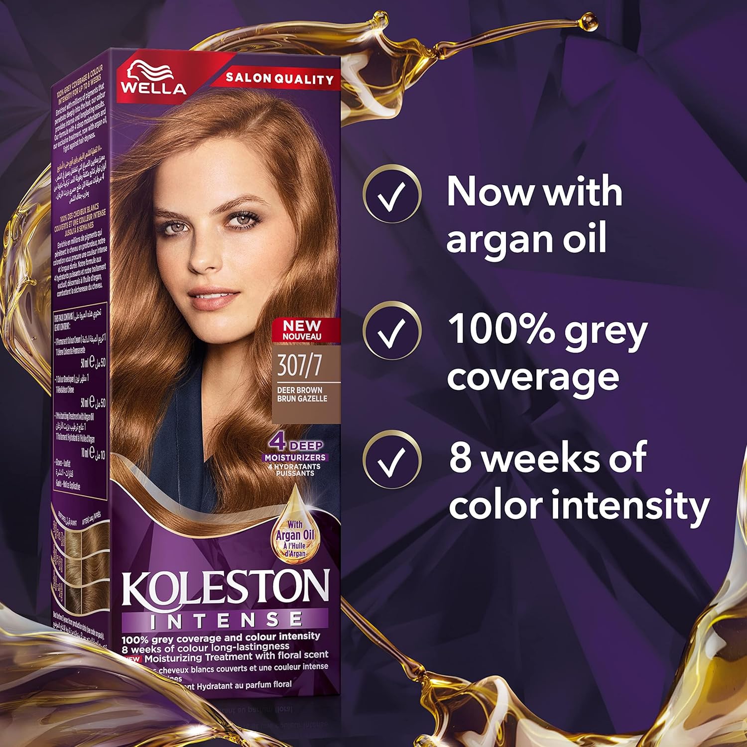 Wella Koleston Intense Hair Color - 307/7 Deer Brown thumbnail 3