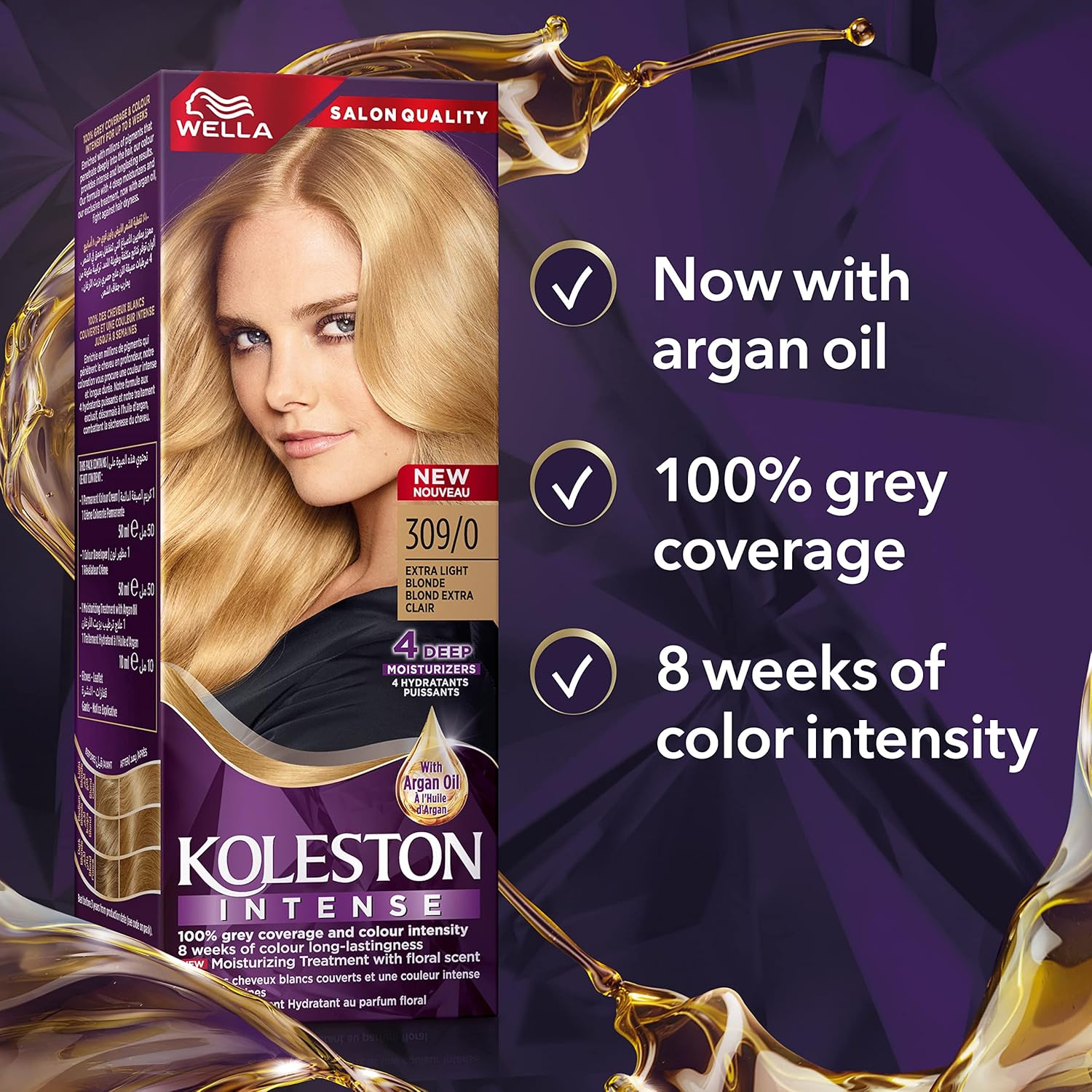 Wella Koleston Intense Hair Color - 309/0 Extra Light Blonde thumbnail 3