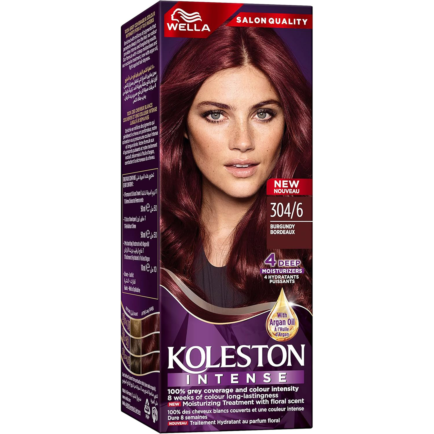 Wella Koleston Intense Hair Color - 304/6 Burgundy thumbnail 1