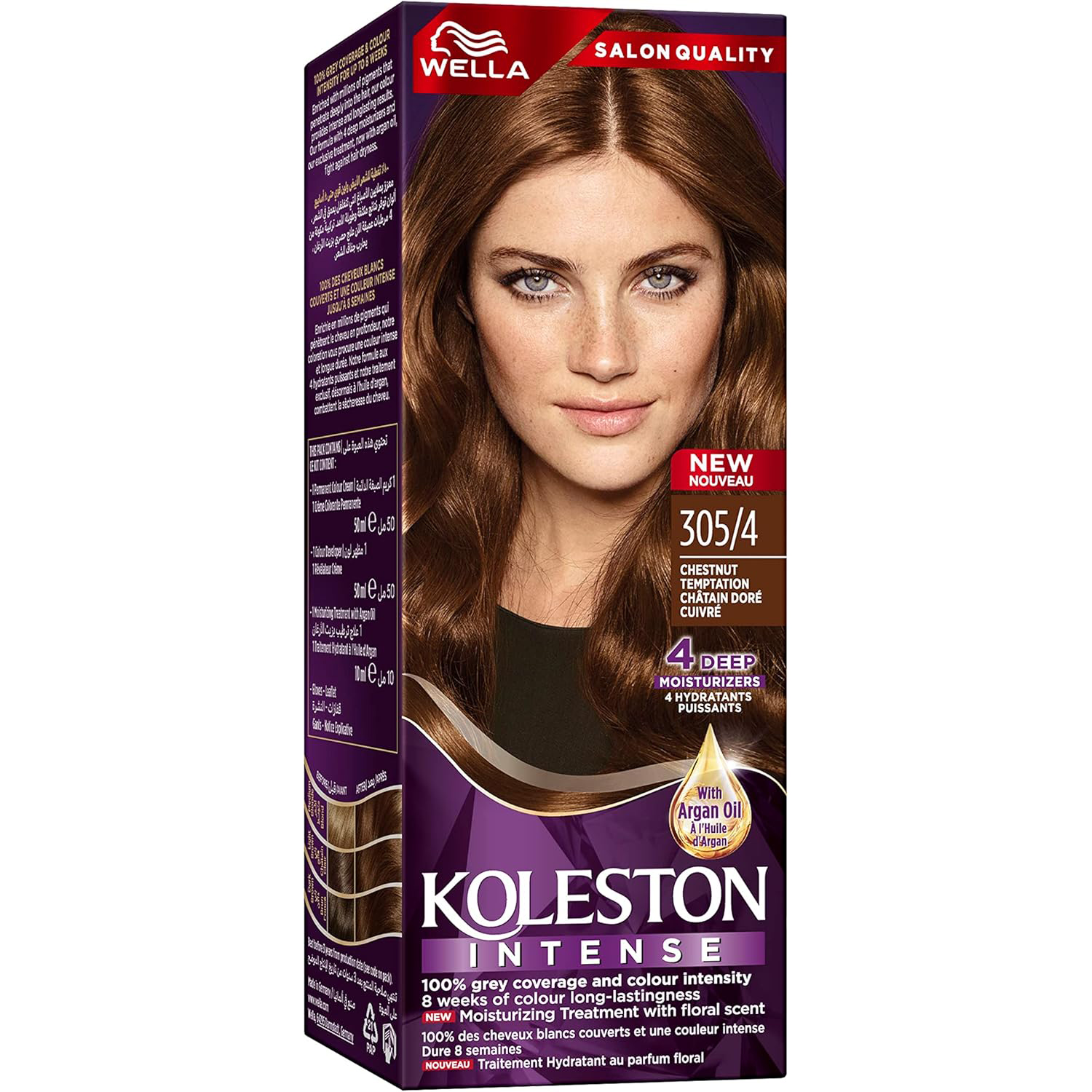 Wella Koleston Intense Hair Color - 305/4 Chestnut Temptation thumbnail 1