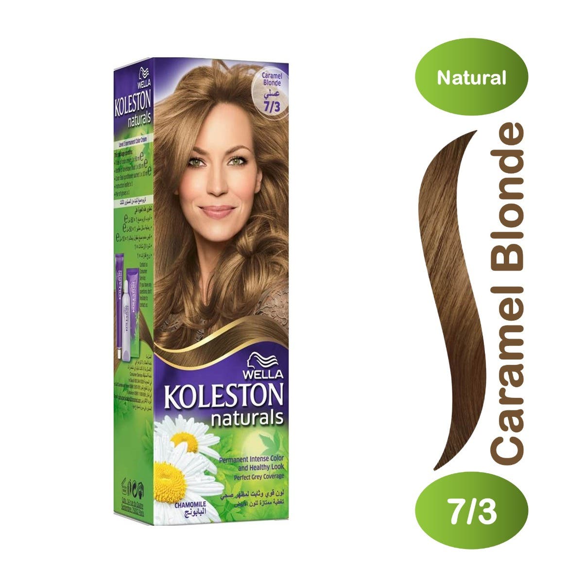 Wella Koleston Naturals Hair Dye - 7/3 Caramel Blonde thumbnail 4