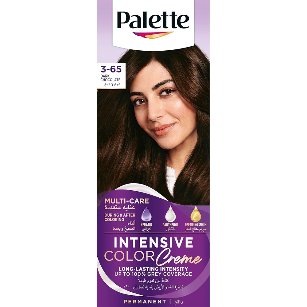 Schwarzkopf Palette Intensive Color Creme - 3-65 Dark Chocolate thumbnail 1