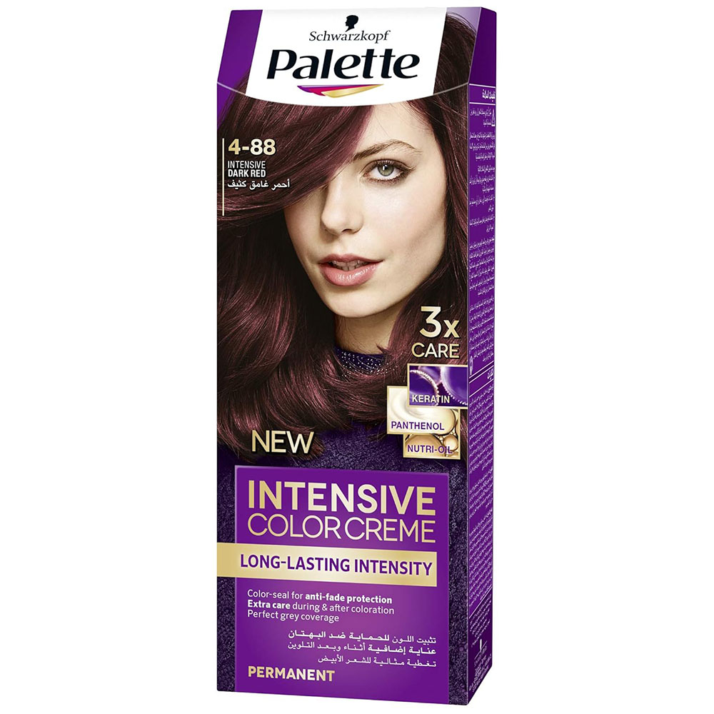 Schwarzkopf Palette Intensive Color Creme - 4-88 Intensive Dark Red thumbnail 1