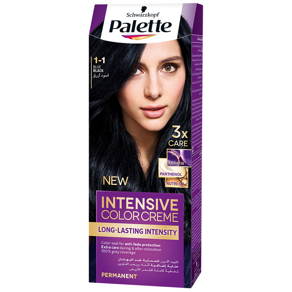 Schwarzkopf Palette Intensive Color Creme - 1-1 Blue Black thumbnail 1