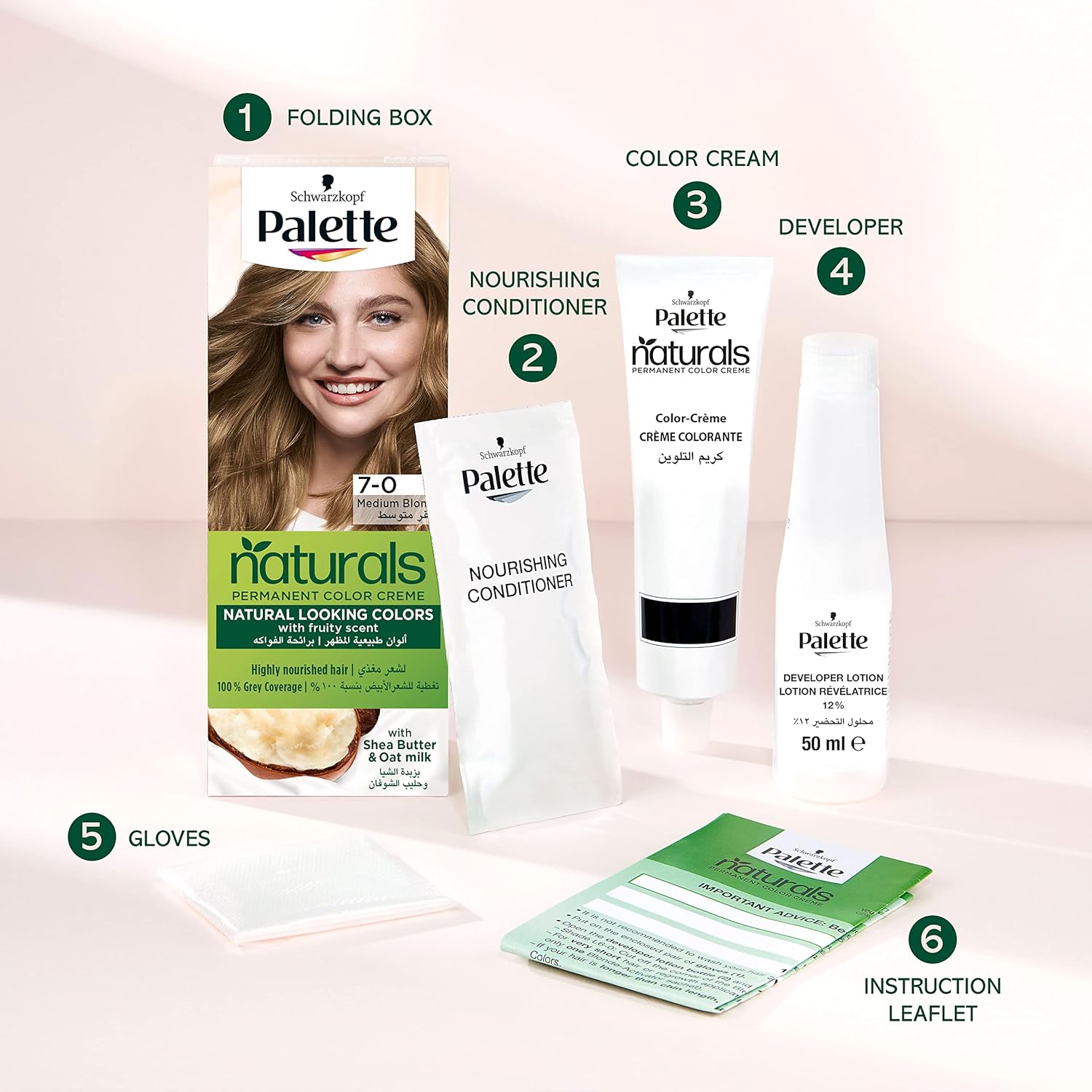Schwarzkopf Palette Naturals Permanent Hair Color Creme - 3-68 Chocoloate Brown thumbnail 3