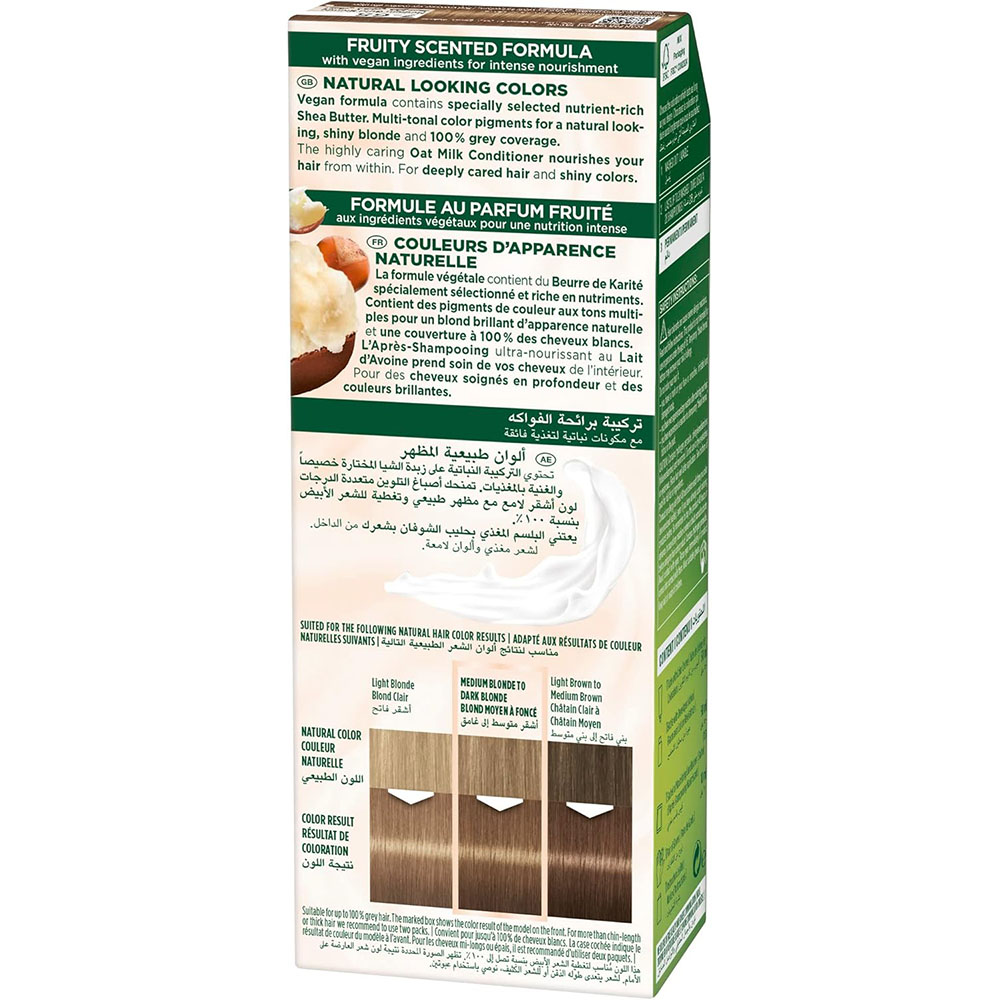 Schwarzkopf Palette Naturals Permanent Hair Color Creme - 7-65 Medium Gold Blonde thumbnail 2