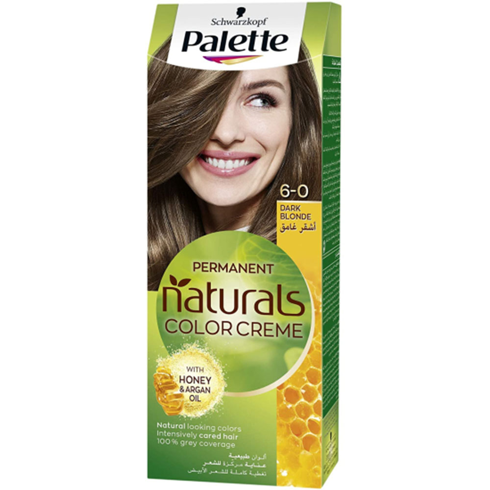Schwarzkopf Palette Naturals Permanent Hair Color Creme - 6.0 Dark Blonde thumbnail 1