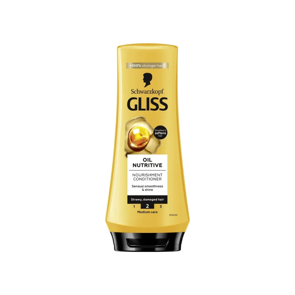 Schwarzkopf Gliss Oil Nutritive Conditioner - 360 ml thumbnail 1