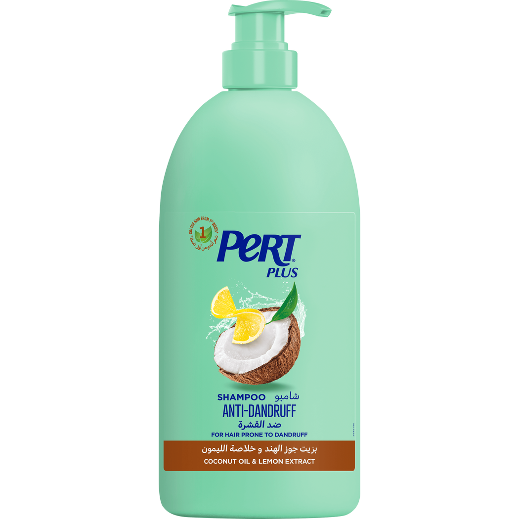 Pert Plus Anti Dandruff Shampoo With Coconut Oil And Lemon Extract - 1000 ml thumbnail 1