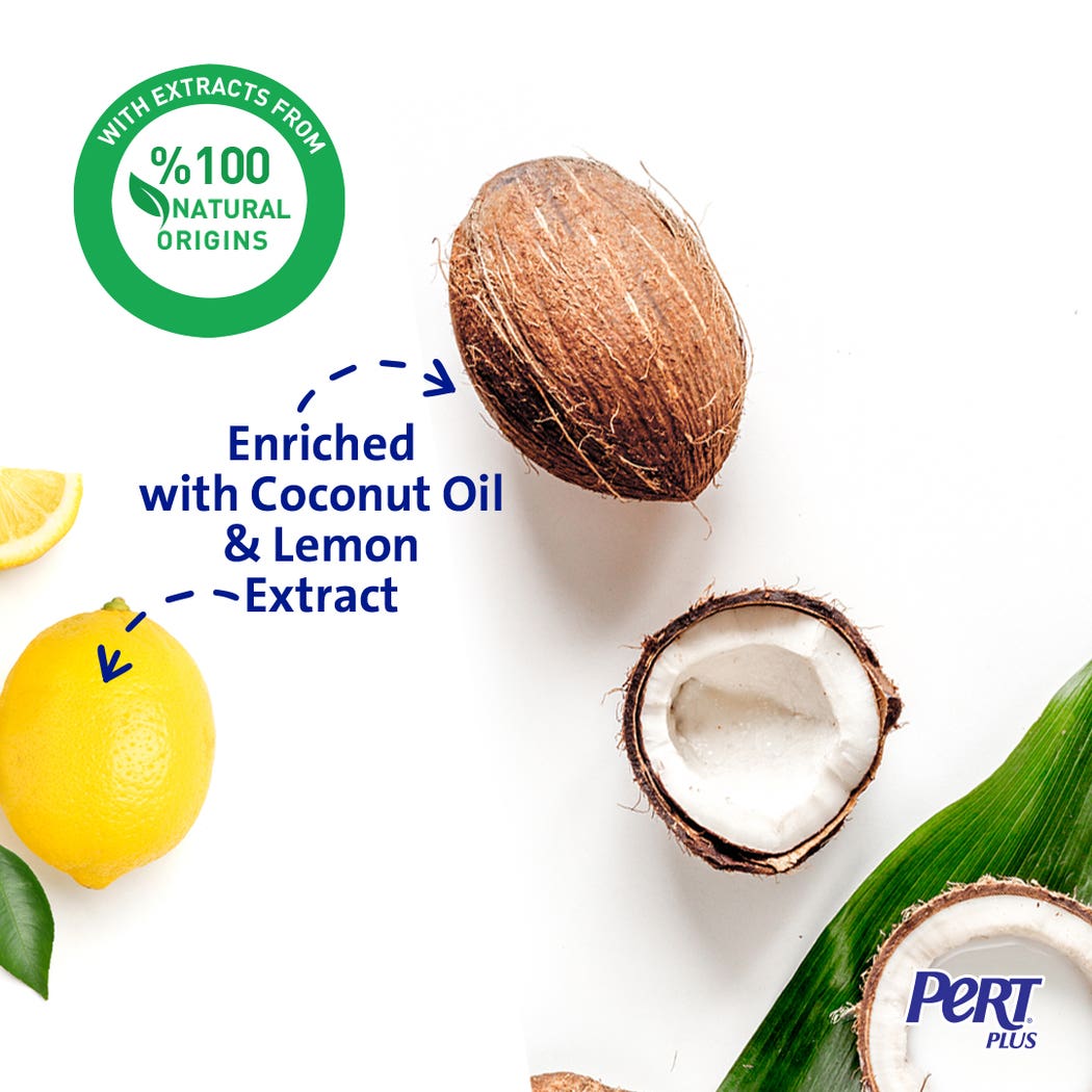 Pert Plus Anti Dandruff Shampoo With Coconut Oil And Lemon Extract - 1000 ml thumbnail 2