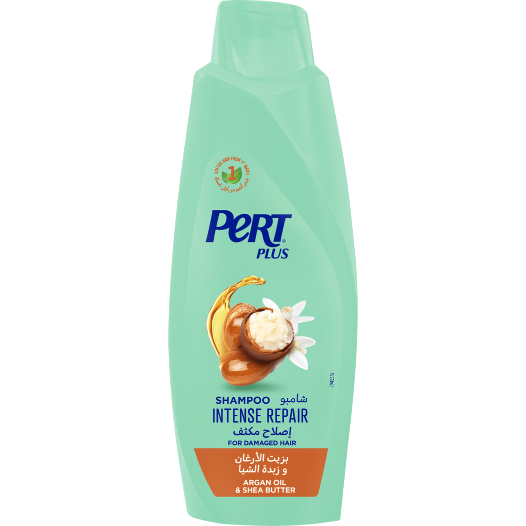 Pert Plus Intense Repair Shampoo With Argan Oil & Shea Butter - 600 ml thumbnail 1