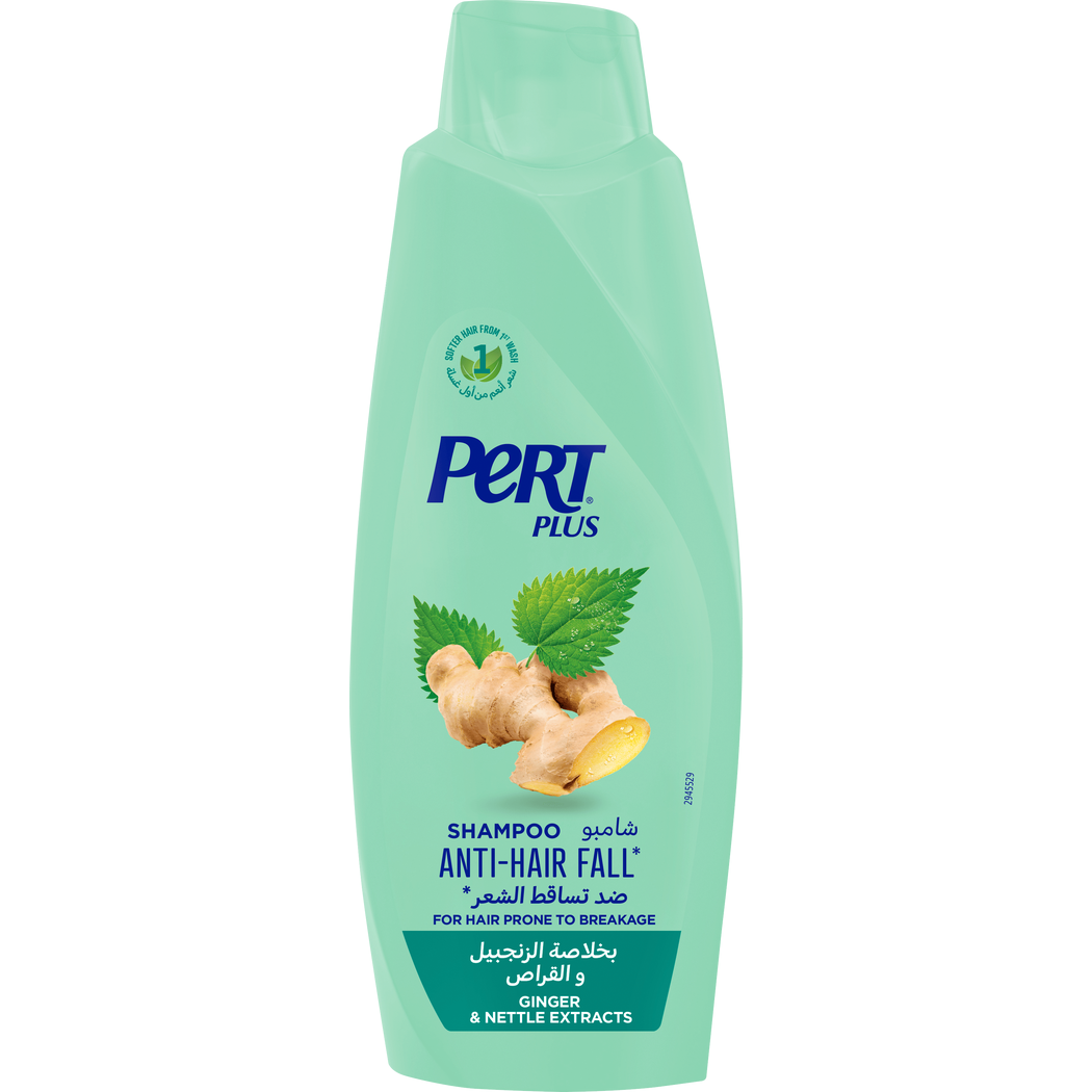 Pert Plus Anti-Hair Fall Shampoo With Ginger & Nettle Extracts - 600 ml thumbnail 1