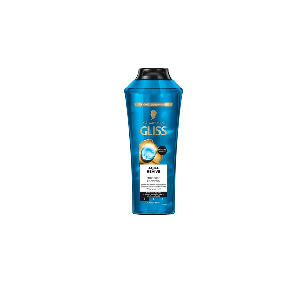 Schwarzkopf Gliss Aqua Revive Shampoo - 400 ml thumbnail 1