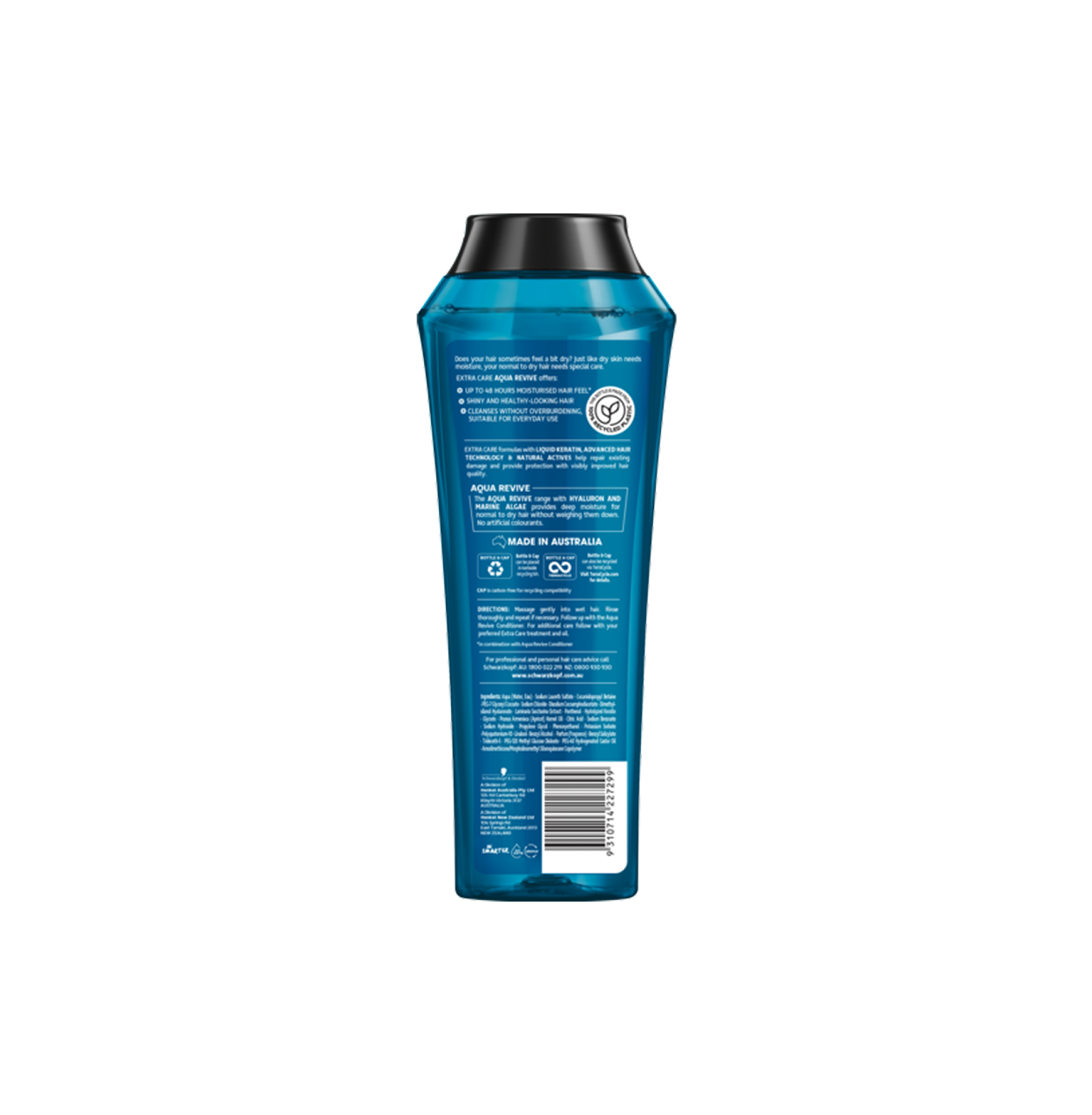 Schwarzkopf Gliss Aqua Revive Shampoo - 400 ml thumbnail 2
