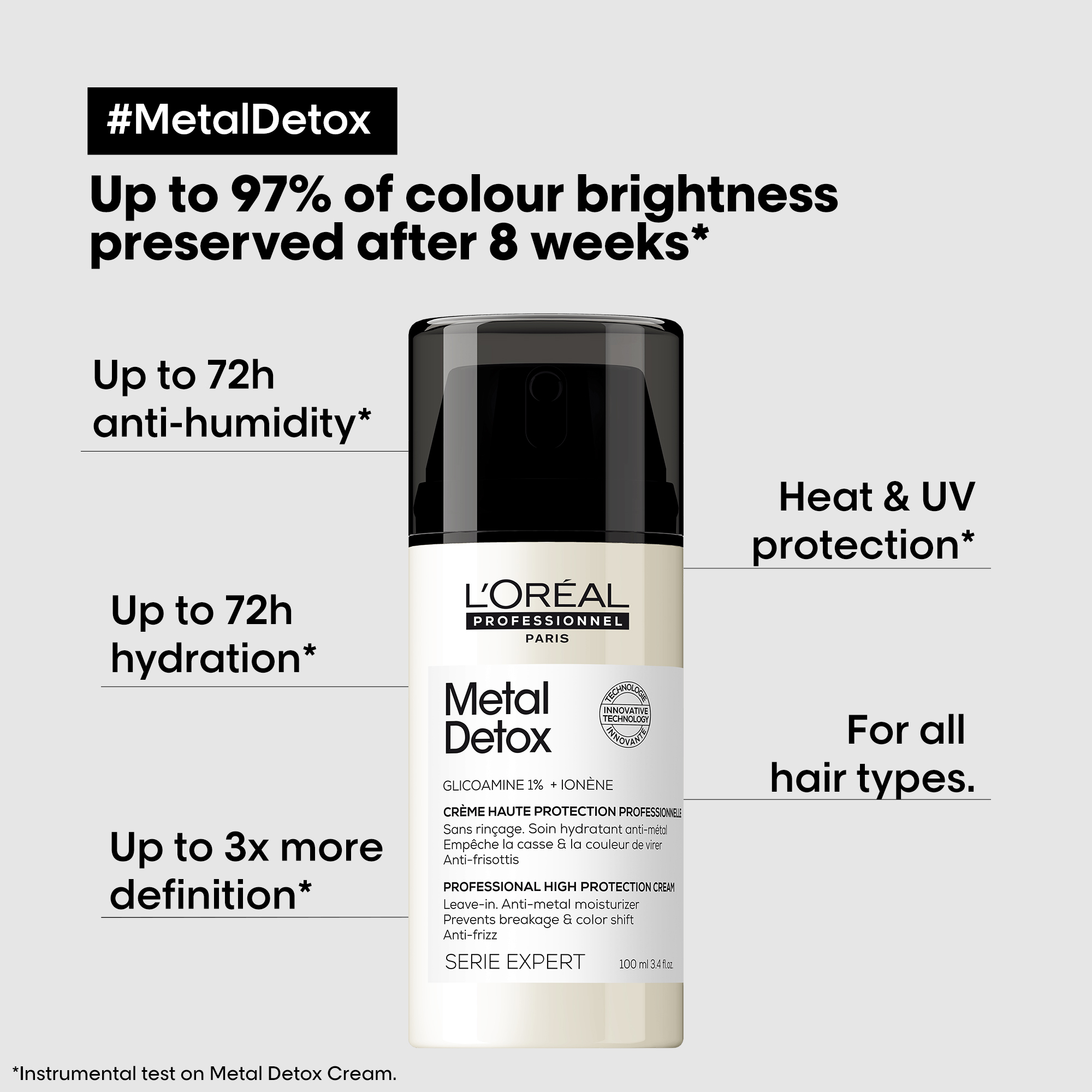 L’Oréal Professionnel Metal Detox High Protection Leave-In Cream - 100 ml thumbnail 3