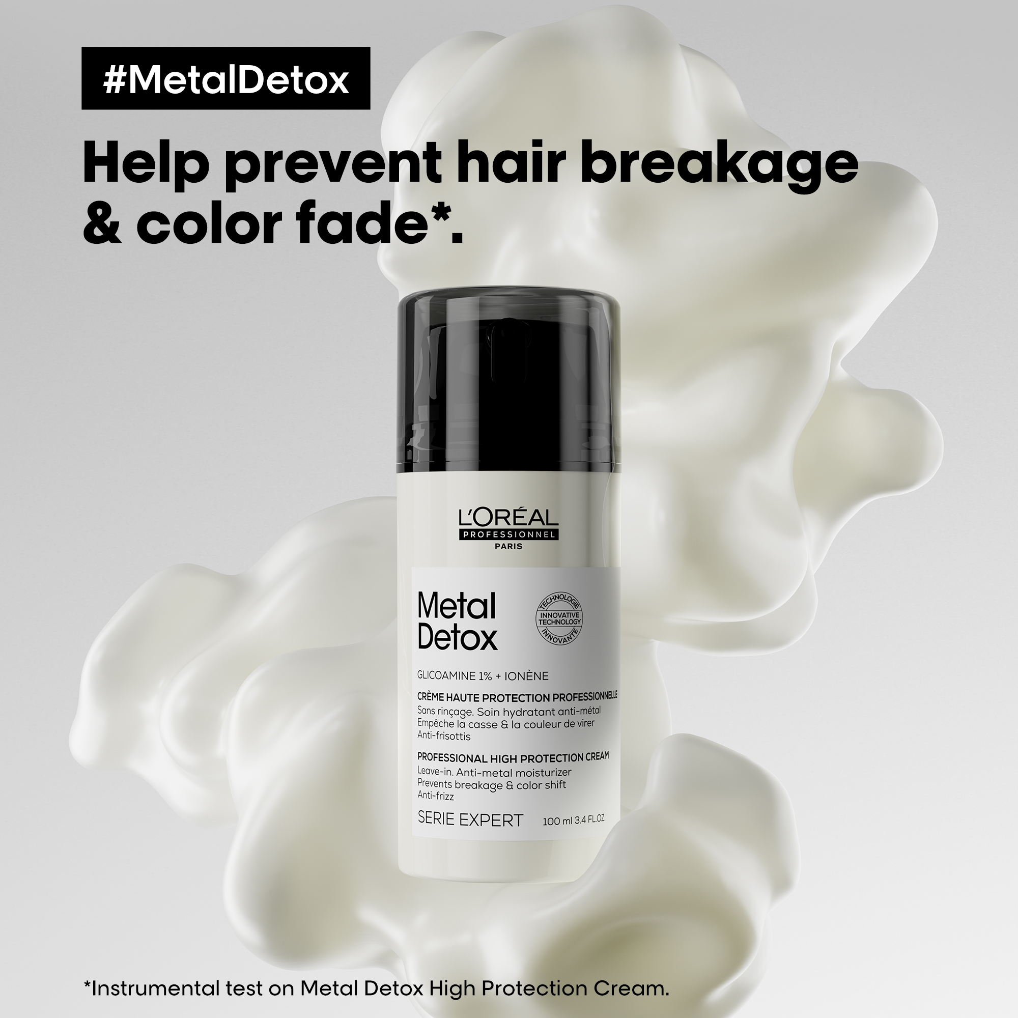 L’Oréal Professionnel Metal Detox High Protection Leave-In Cream - 100 ml thumbnail 4