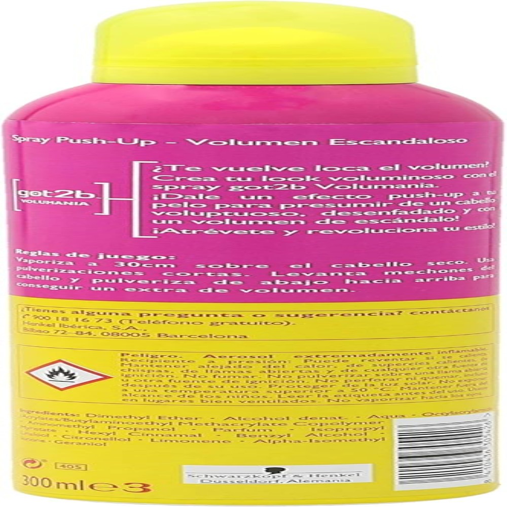 Schwarzkopf Got2B Volumaniac Hair Spray - 300 ml thumbnail 2