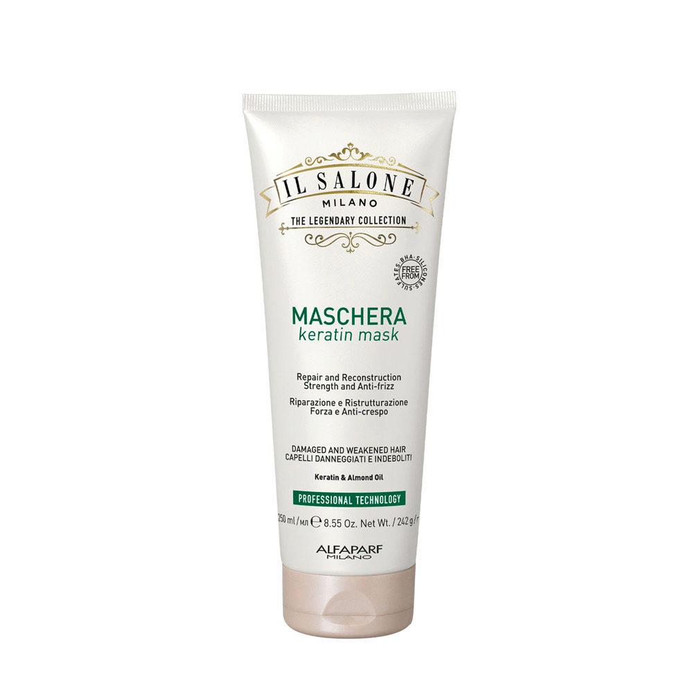 IL SALONE MILANO Keratin Mask For Damaged And Weakened Hair - 250 ml thumbnail 1