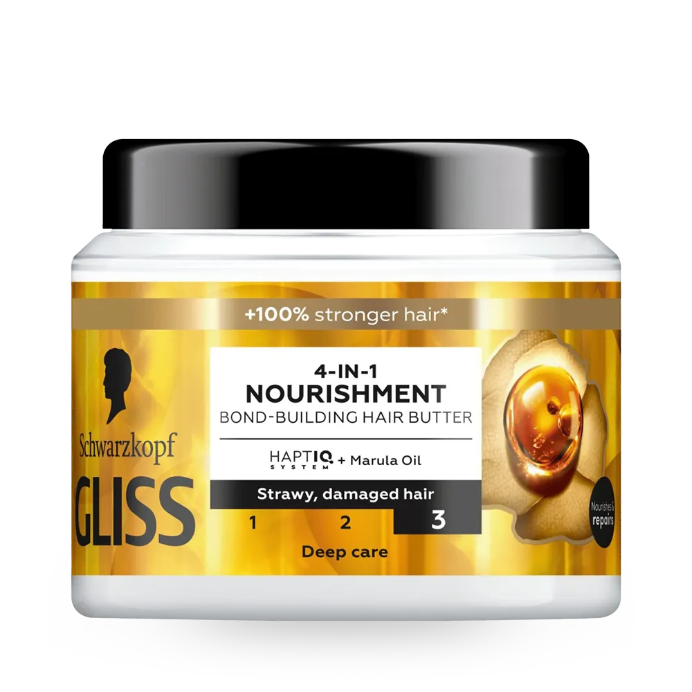 Schwarzkopf Gliss 4-In-1 Nourishment Hair Mask - 400 ml thumbnail 1