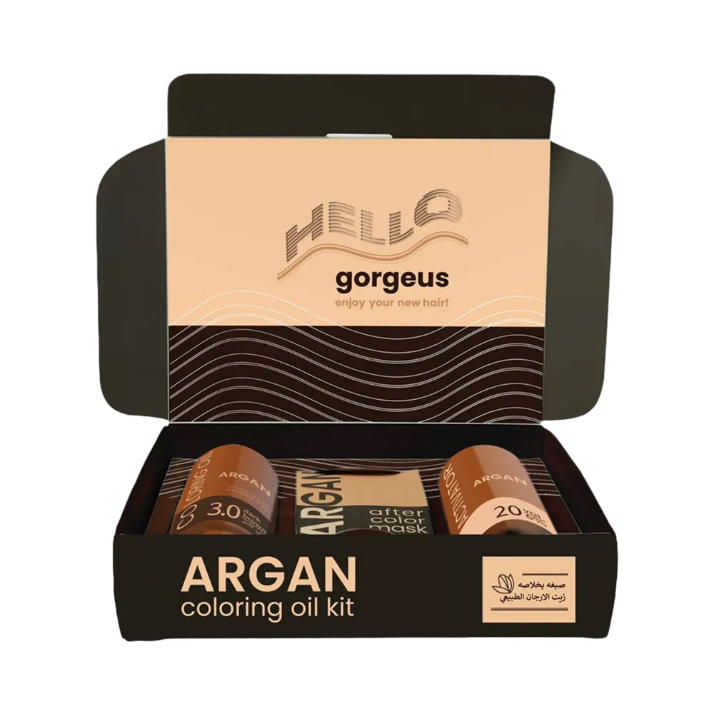 Argan Hair Coloring Oil Kit - Dark Brown 3.0 thumbnail 2