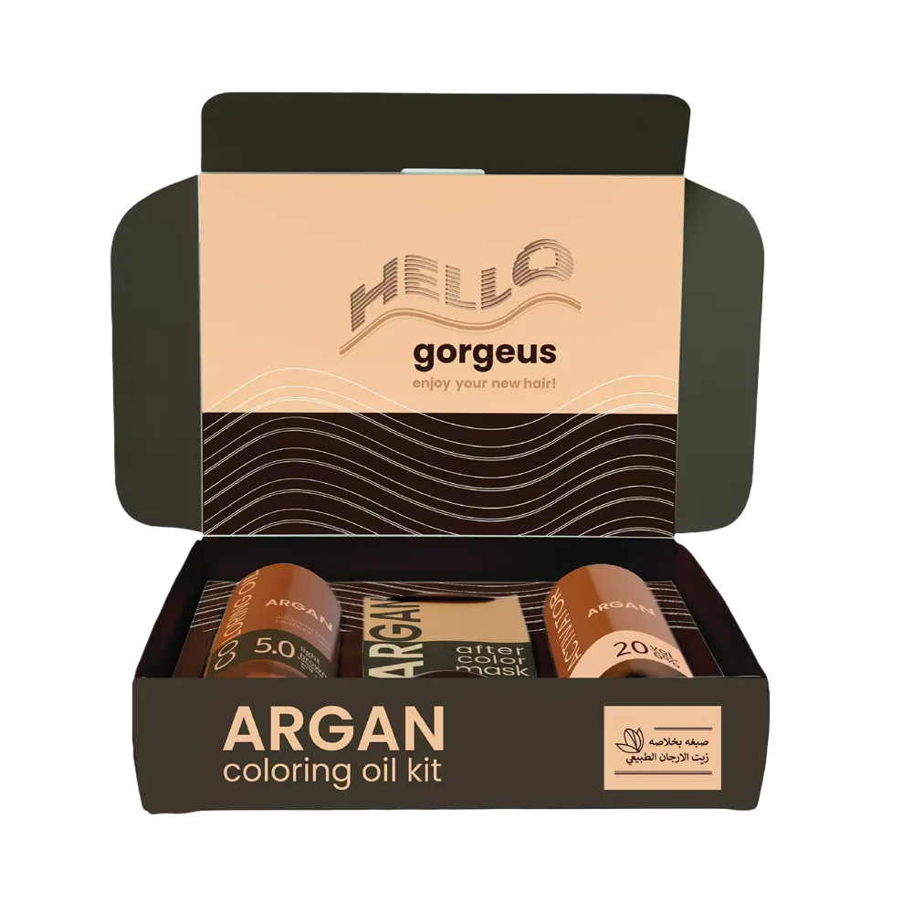 Argan Hair Coloring Oil Kit - Light Brown 5.0 thumbnail 2