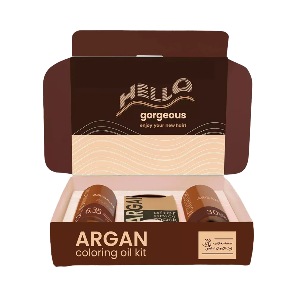 Argan Hair Coloring Oil Kit - Caramel 6.35 thumbnail 2