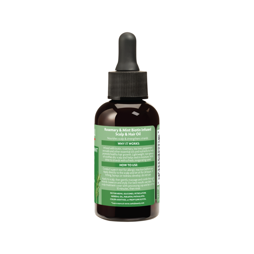 Cantu Rosemary & Mint Scalp Hair Oil - 59 ml thumbnail 3