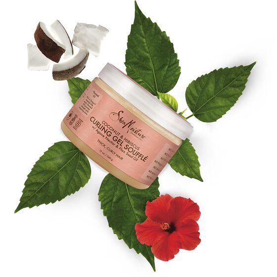 Shea Moisture Coconut & Hibiscus Curling Gel Souffle - 340 g thumbnail 2