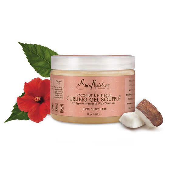 Shea Moisture Coconut & Hibiscus Curling Gel Souffle - 340 g thumbnail 3