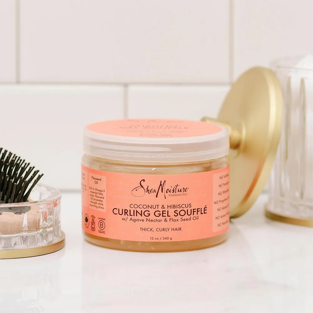 Shea Moisture Coconut & Hibiscus Curling Gel Souffle - 326 g thumbnail 3