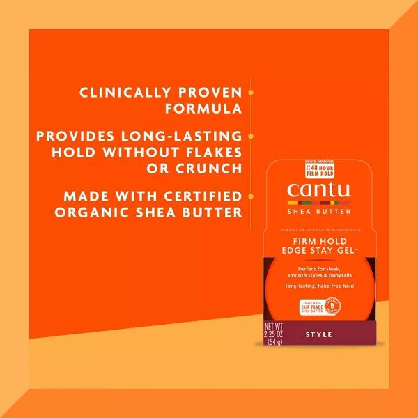 Cantu Extra Hold Edge Stay Gel  - 64 g thumbnail 4