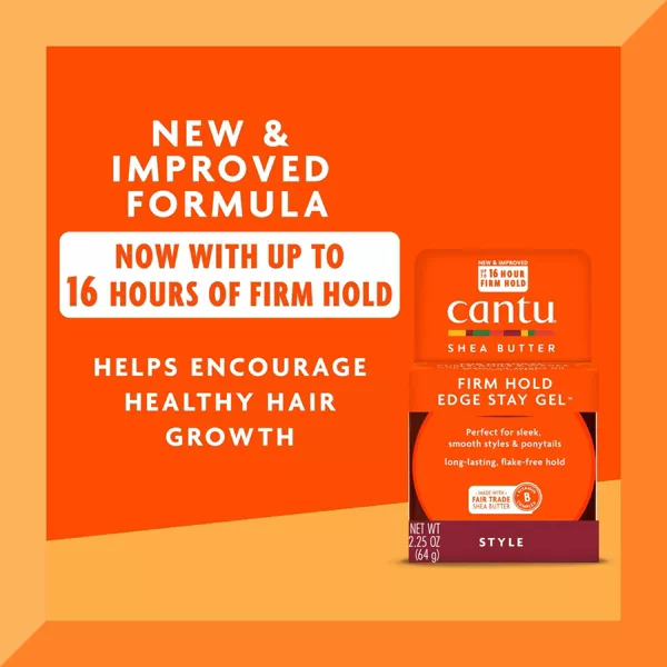 Cantu Extra Hold Edge Stay Gel  - 64 g thumbnail 5