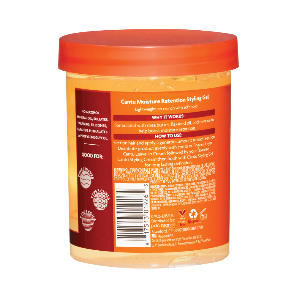 Cantu Moisture Retention Styling Gel - 524 g thumbnail 2