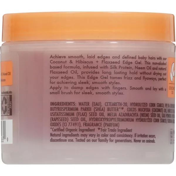 Shea Moisture Coconut & Hibiscus Flaxseed Edge Gel - 99 g thumbnail 2