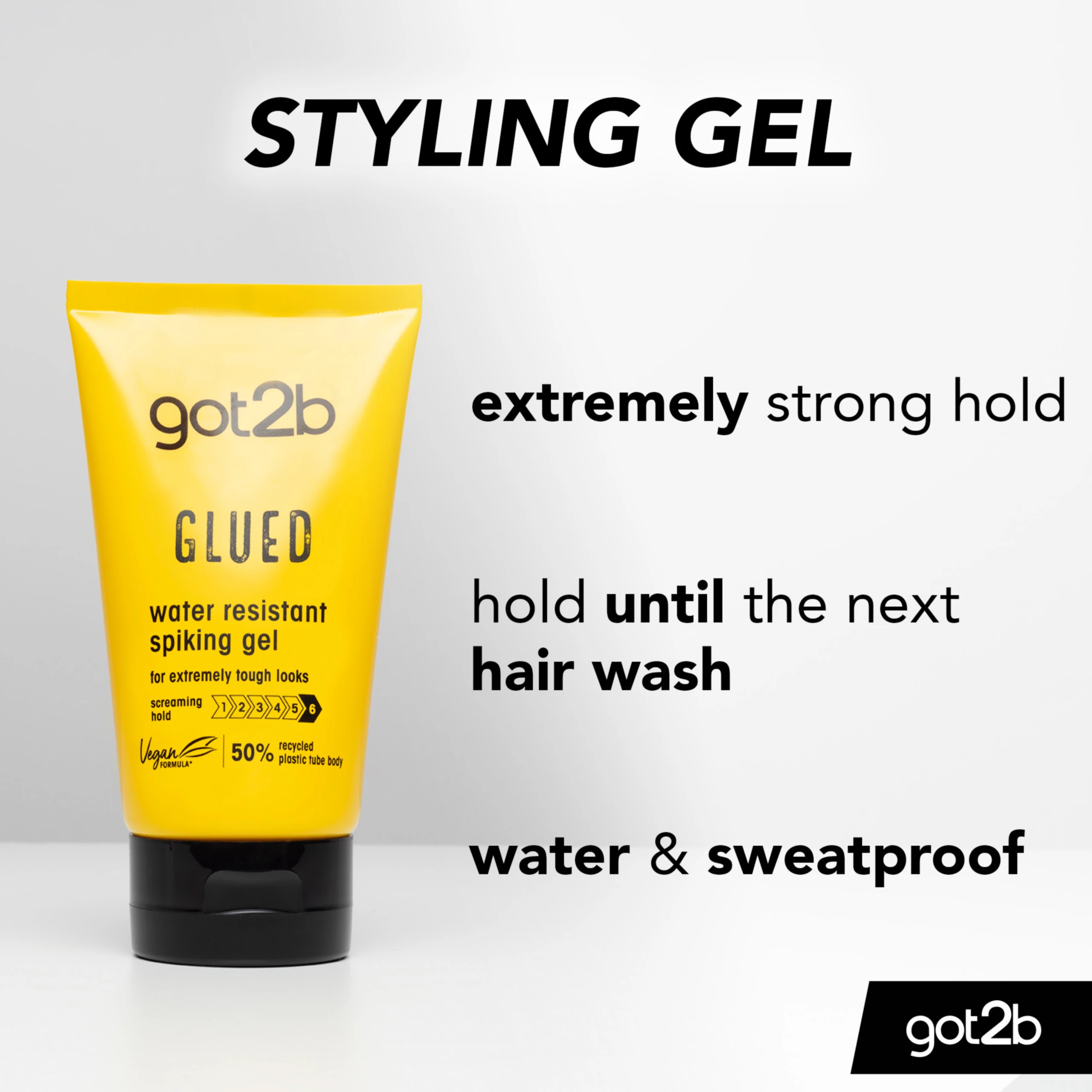 Got2B Glued Water Resistant Spiking Gel - 150 ml thumbnail 5