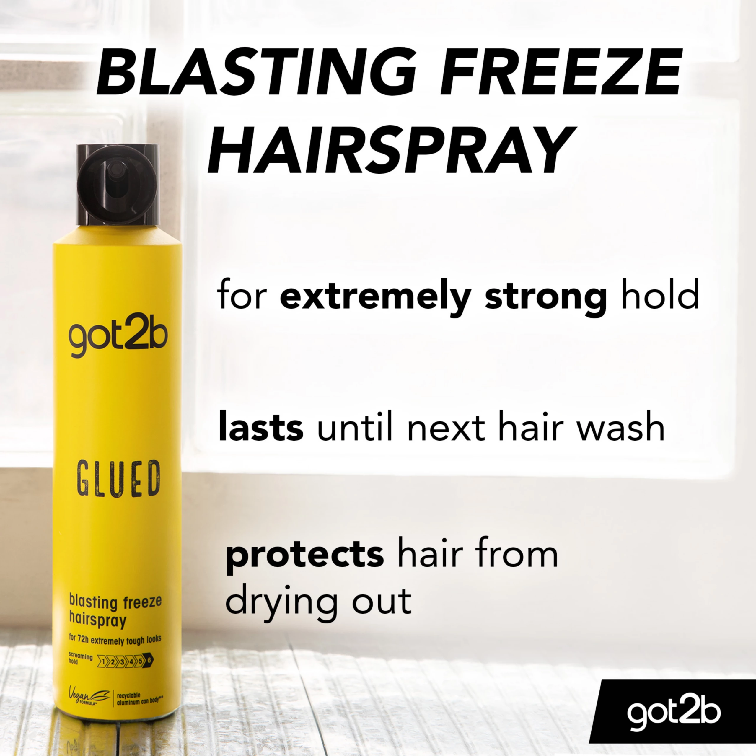 Got2B Glued Blasting Freeze Hairspray - 300 ml thumbnail 5